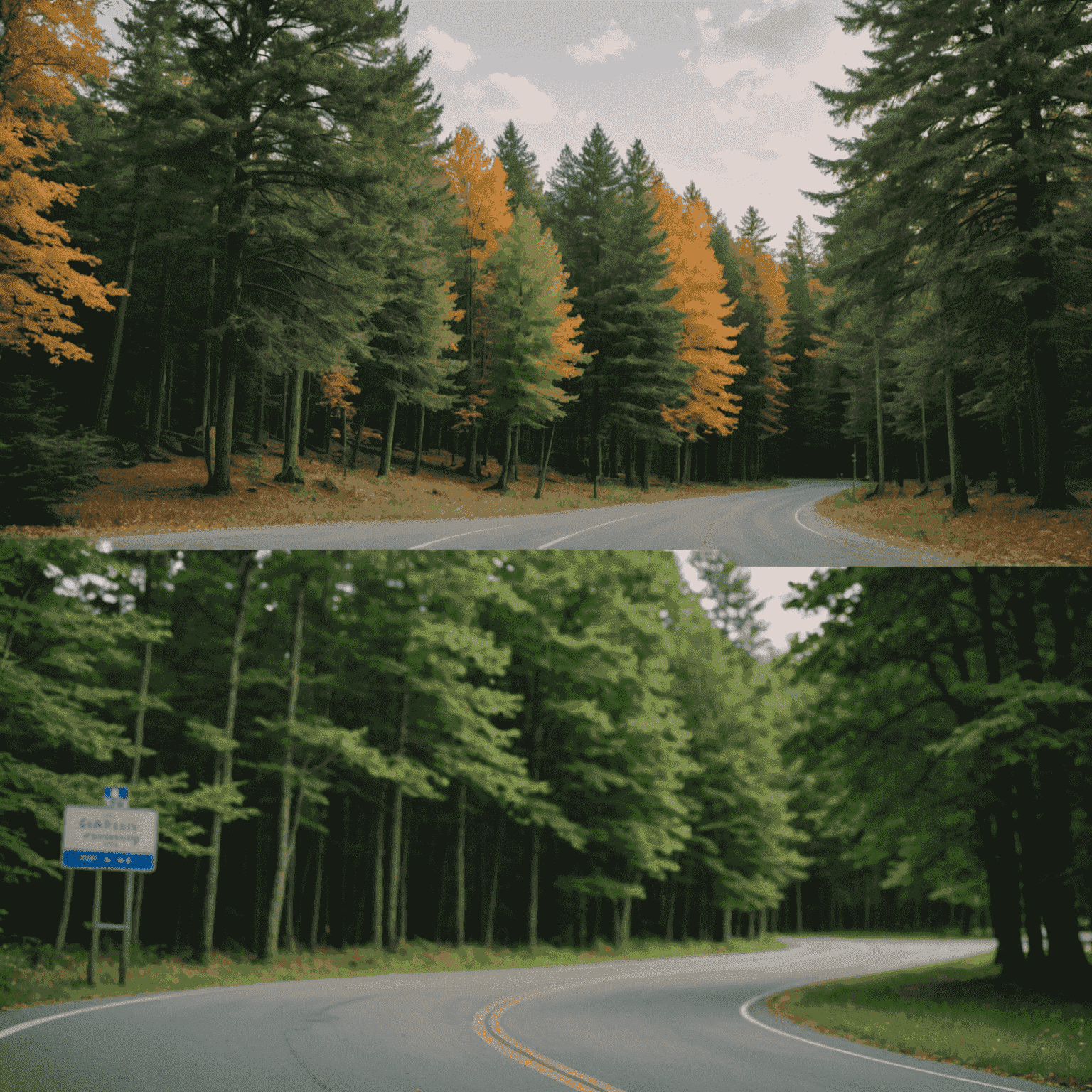 Split-screen comparison of raw footage and AI-enhanced video, showcasing improved color, clarity, and composition